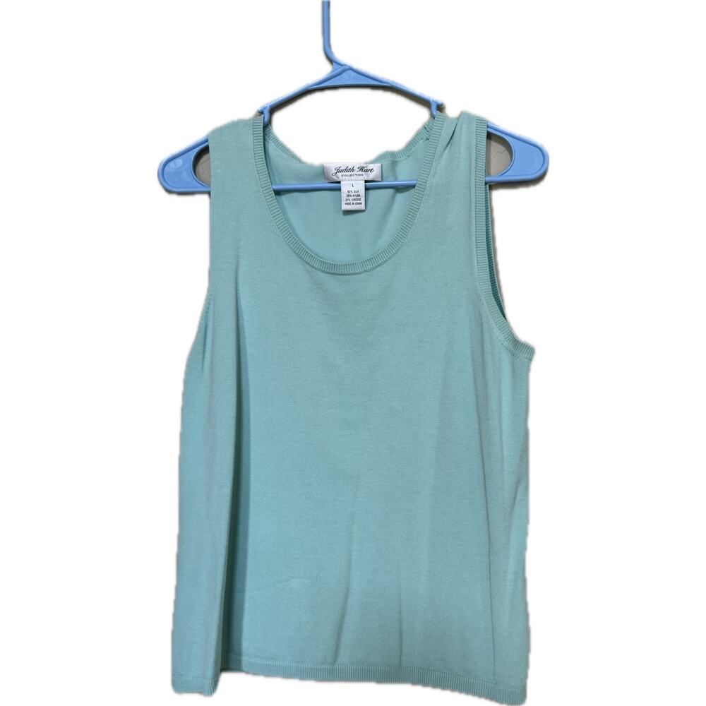 Judith Hart shell/tank top mint -size large